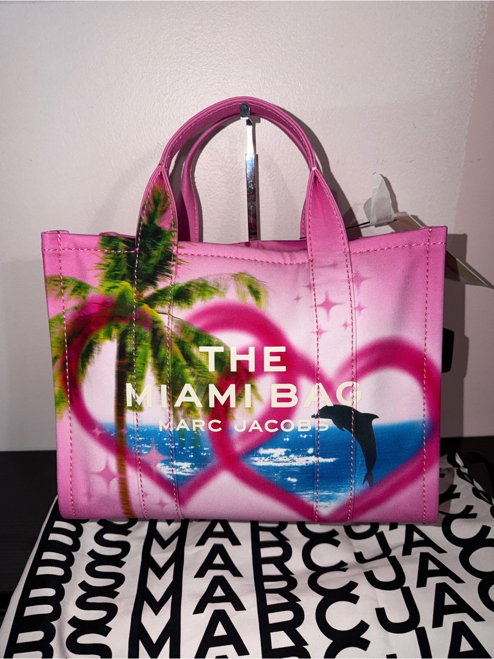 Marc Jacobs Canvas Medium Miami Tote Bag NWT